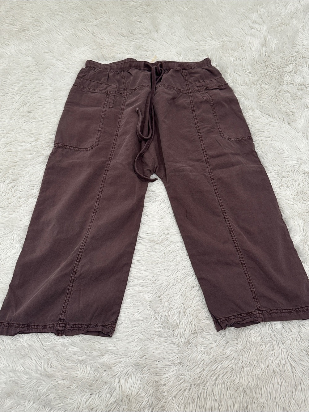🚗 Free People Drop Crotch Cropped Pant